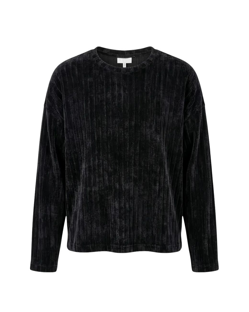 Mood Black Crew-Neck Long-Sleeve Sweatshirt for men