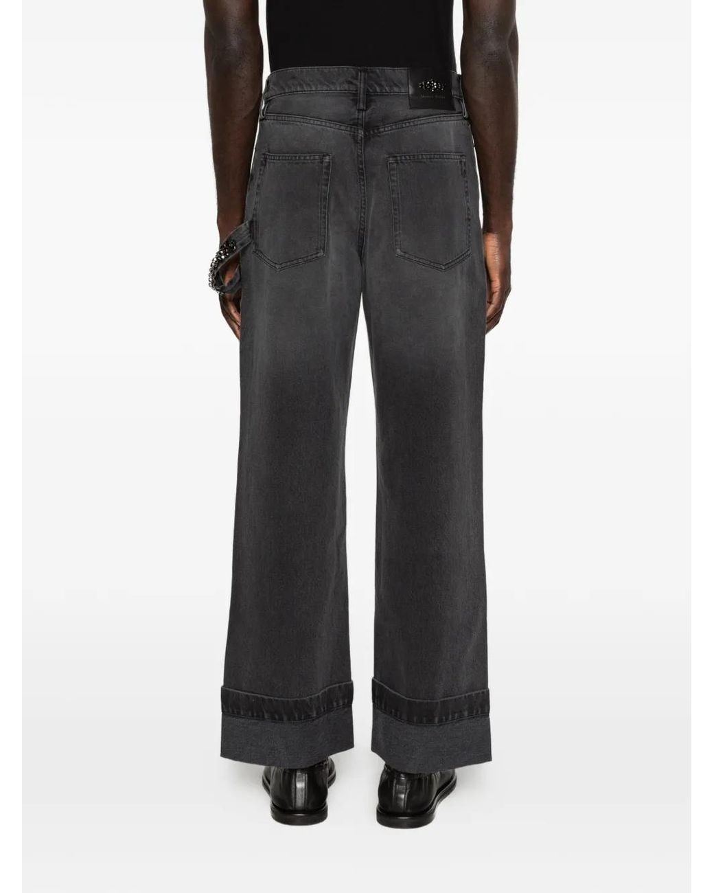 Simone Rocha Jeans Mit Umschlag in White für Herren