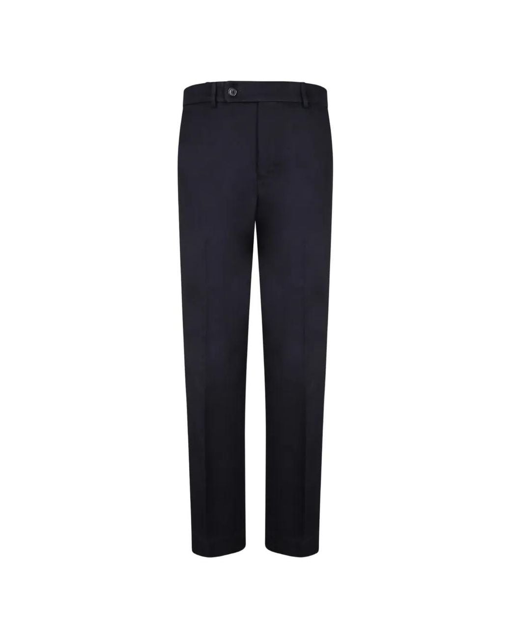 Incotex Blue Twill-Weave Straight-Leg Trousers for men