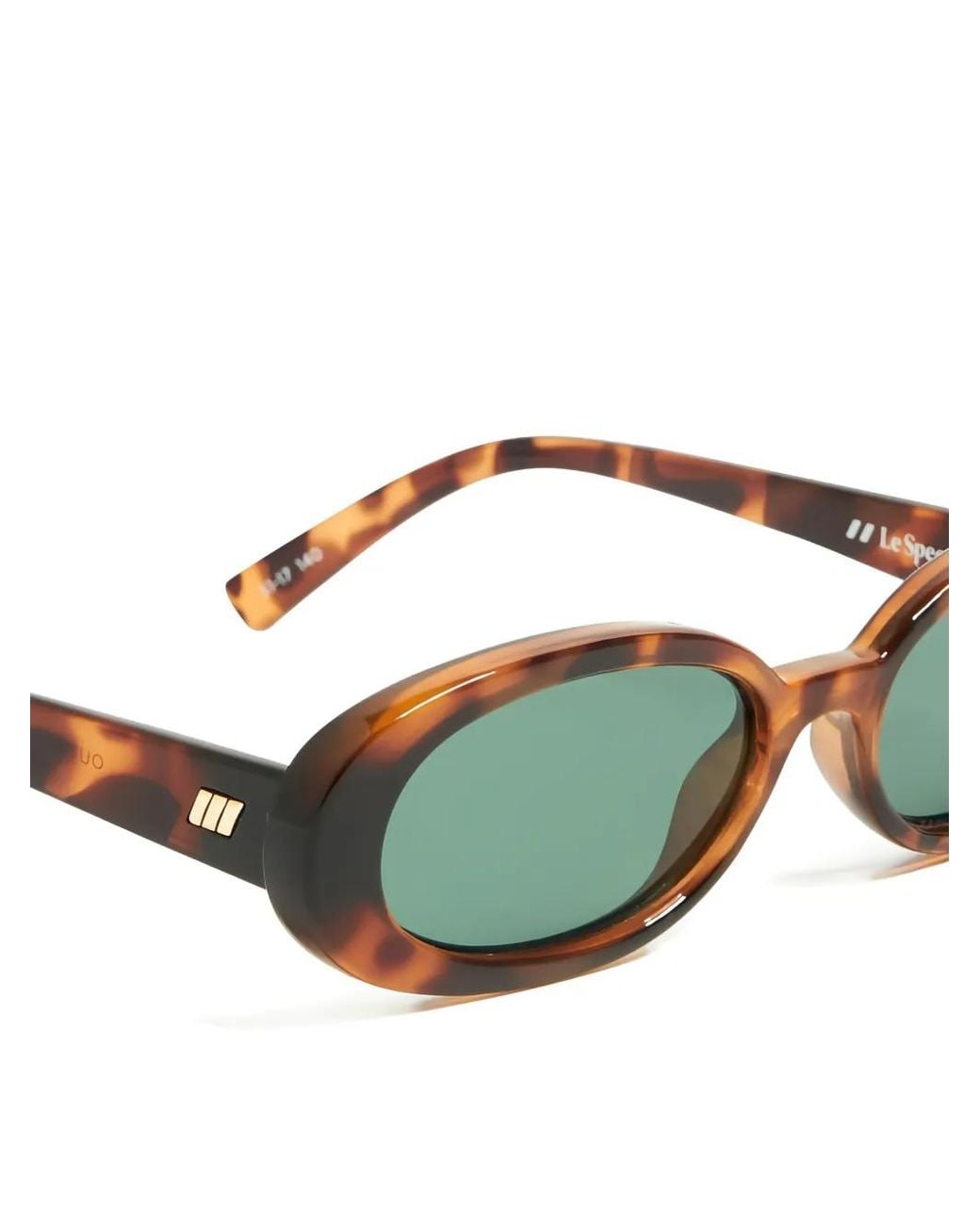 Le Specs Green Outta Love Oval-Frame Sunglasses