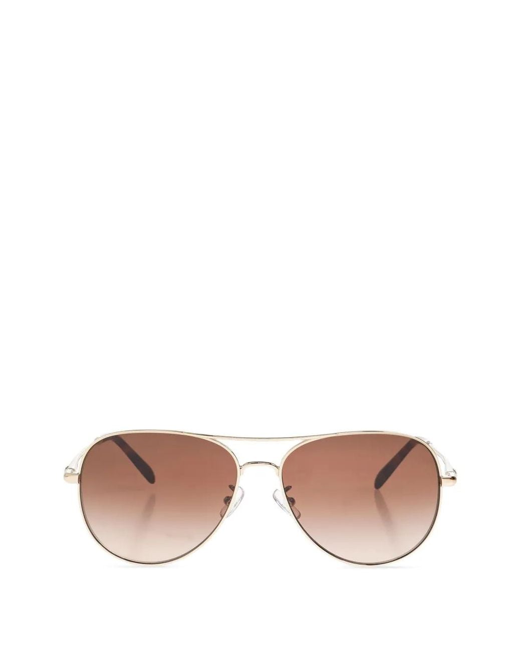 Tory Burch Pink Pilot-Frame Sunglasses