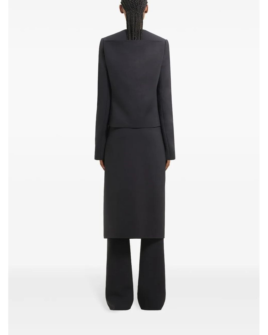 Courreges Black Buttoned Tailored Jacket