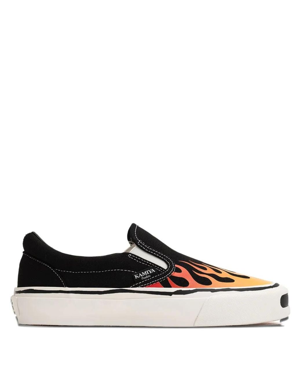 KAMIYA Black Cornell Slip-On Sneakers