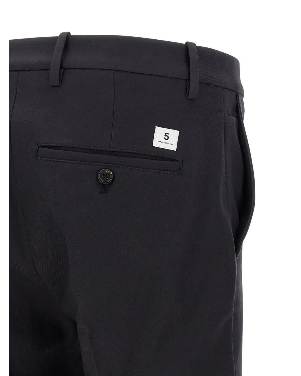 Pantaloni Con Pieghe E Risvolti di Department 5 in Blue da Uomo