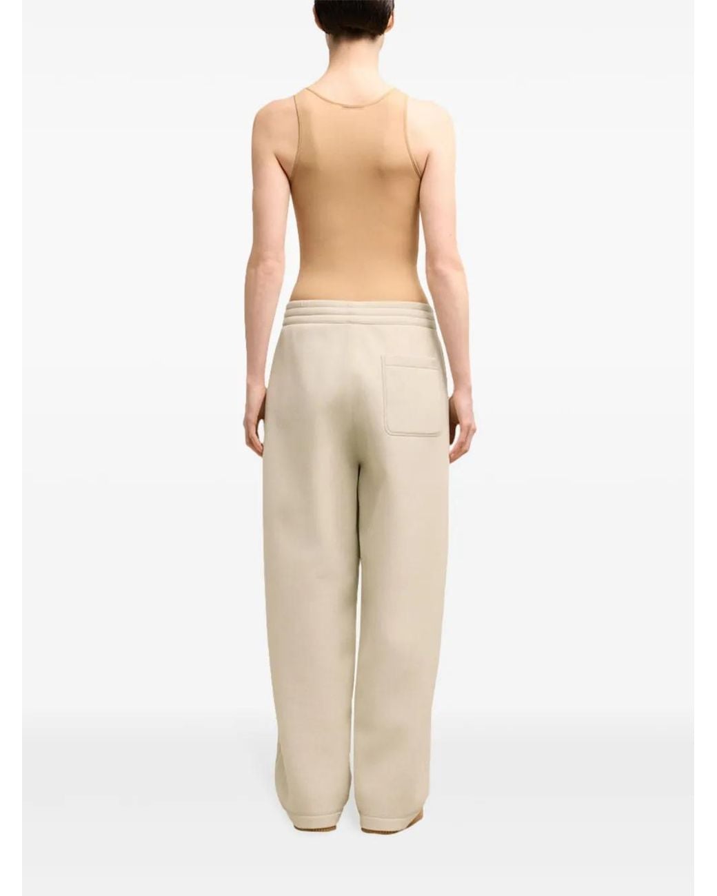 AMI Natural Off- Ami Pleated Lounge Pants