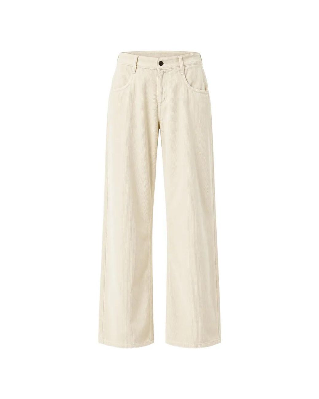 CYCLE White Aida Corduroy-Effect Wide-Leg Trousers