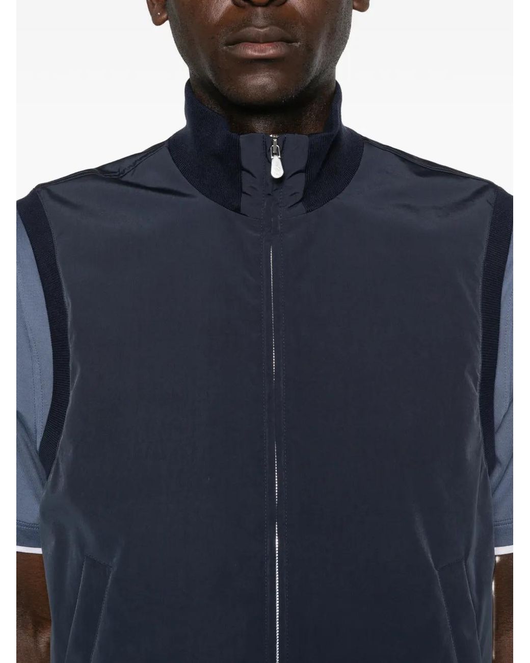 Brunello Cucinelli Jacke Mit Reißverschluss in Blue für Herren