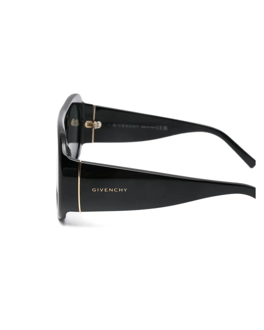 Givenchy Black Oval-Frame Sunglasses