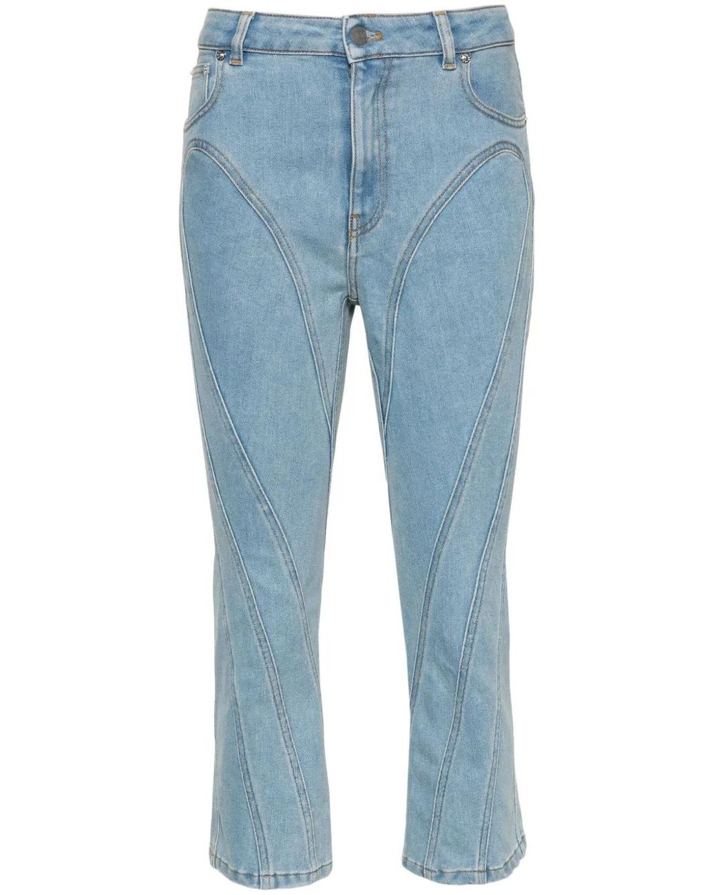 Mugler Blue Denim Skinny Jeans