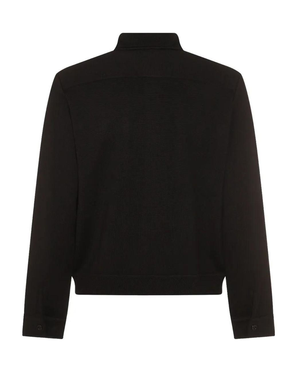Lardini Black Breast-Pockets Wool Jacket for men