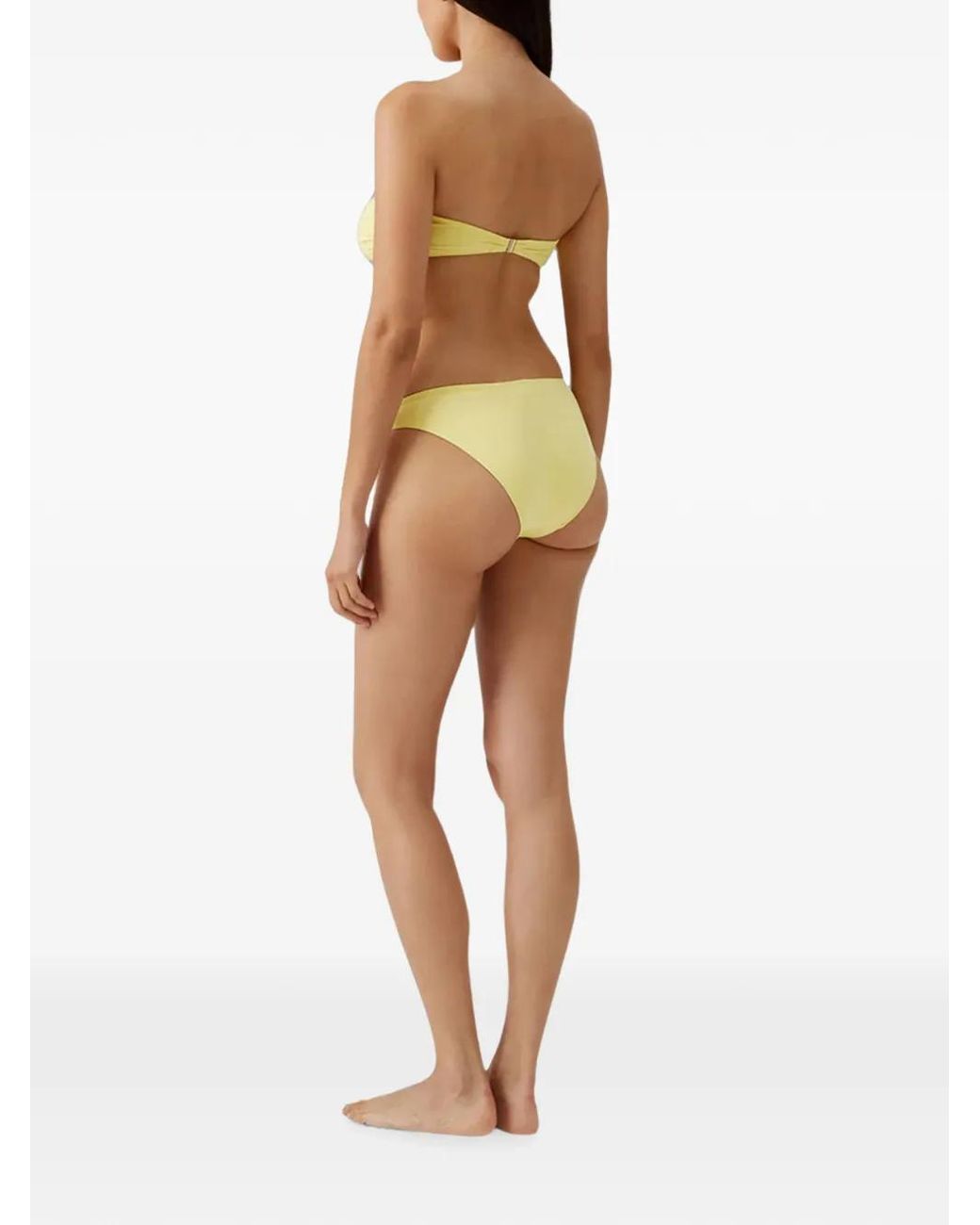 Melissa Odabash Yellow Istanbul Bandeau Bikini Top