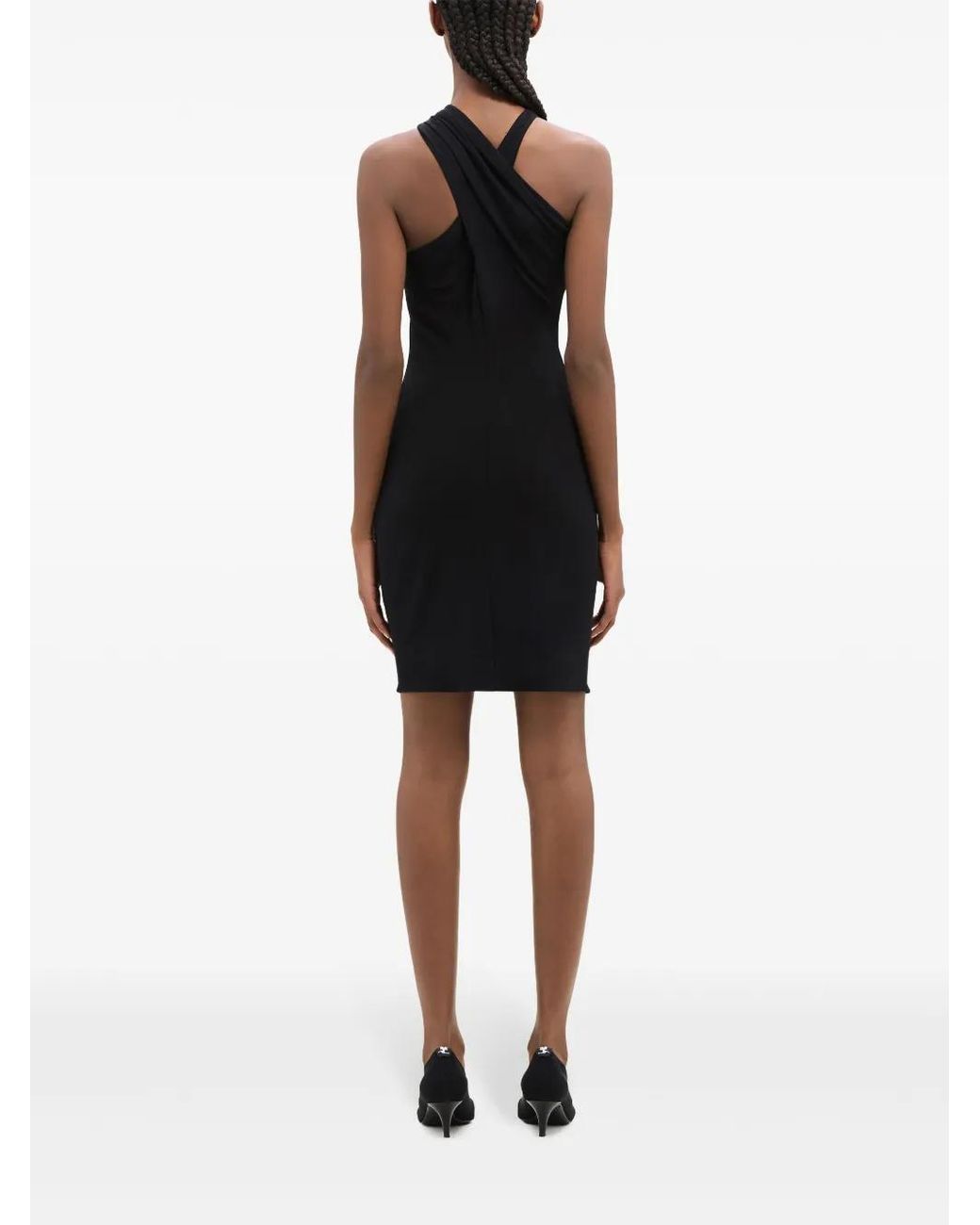 Courreges Jersey Mini-Jurk in het Black