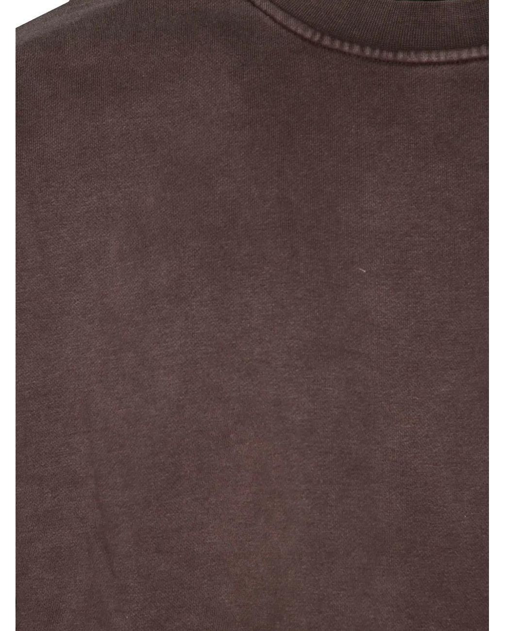 Woc Brown Redcliff Raw-Edge Sweater for men