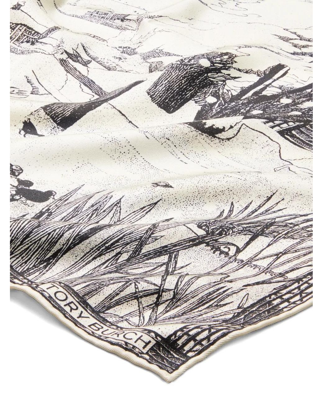 Tory Burch Natural Forest Neckerchief