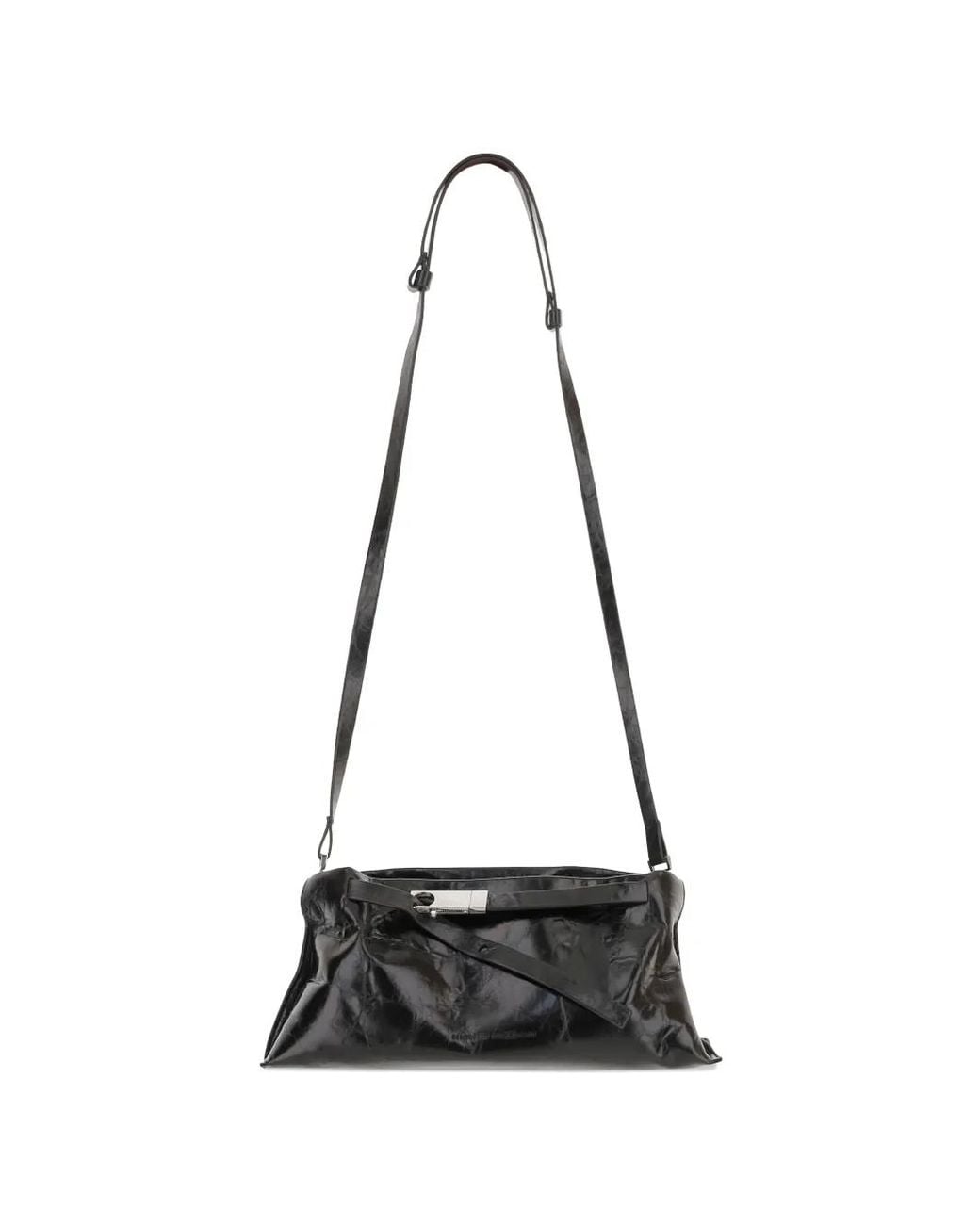 Benedetta Bruzziches White Lauren Glossy Adjustable Shoulder Bag