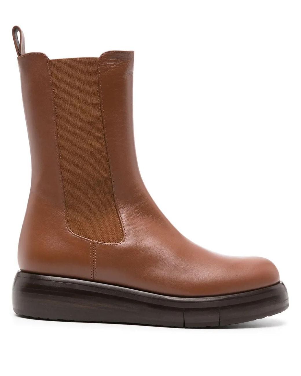 Paloma Barceló Brown Jack Round-Toe Boots