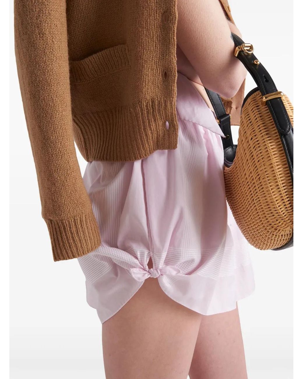 Prada Pink Cotton Shorts