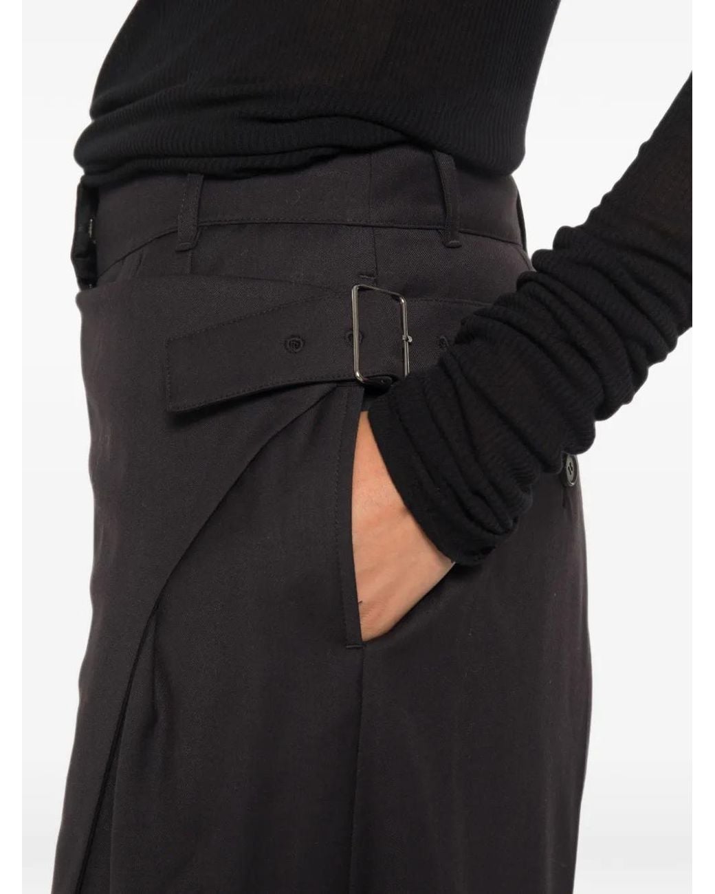 Source Unknown Sissi Broek Met Wikkelriem in het Black