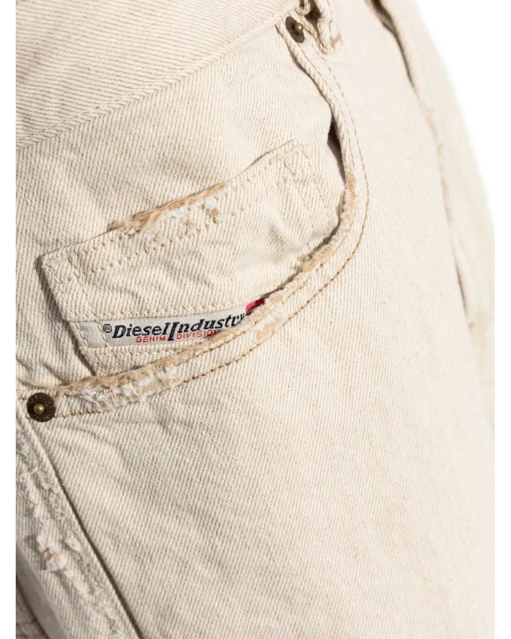 DIESEL Natural D-Macro Distressed-Effect Jeans 2001 for men