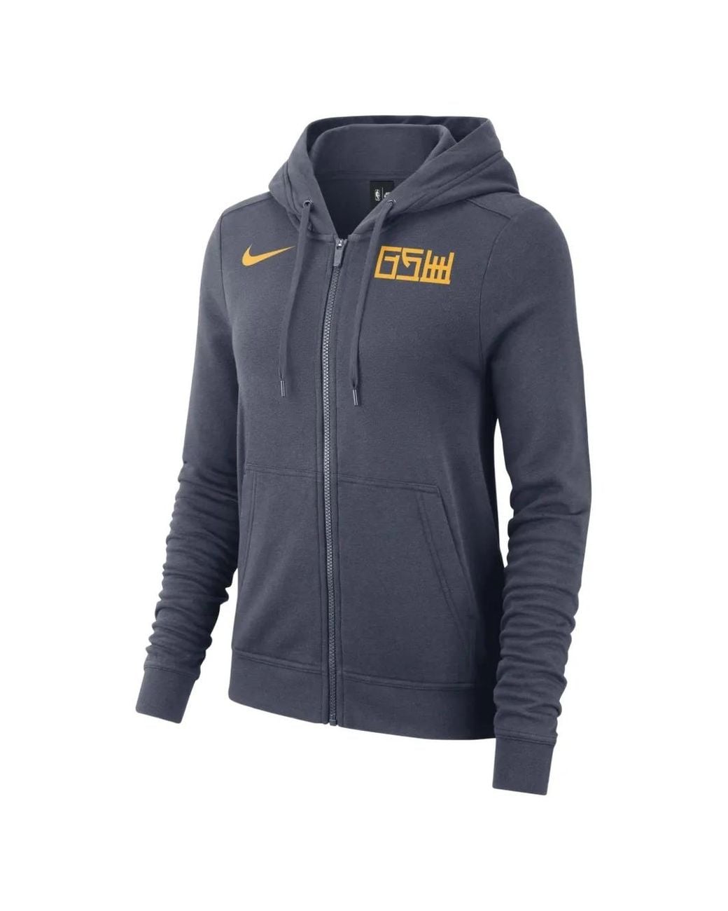 Nike Blue Golden State Warriors Zip-Up Hoodie