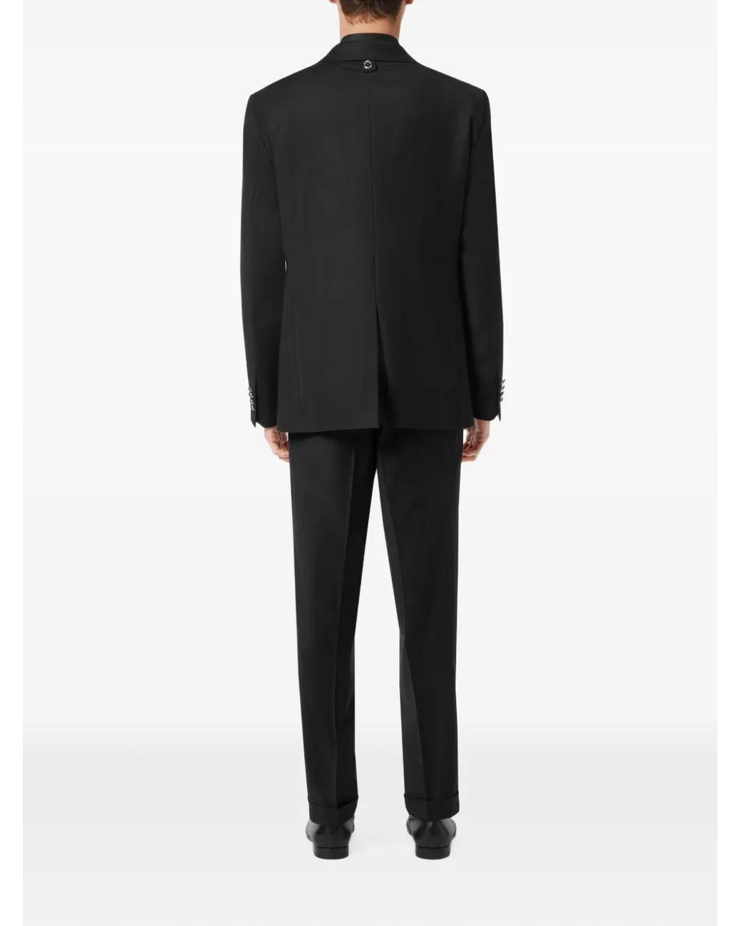 Billionaire Black Classic Single-Breasted Blazer for men