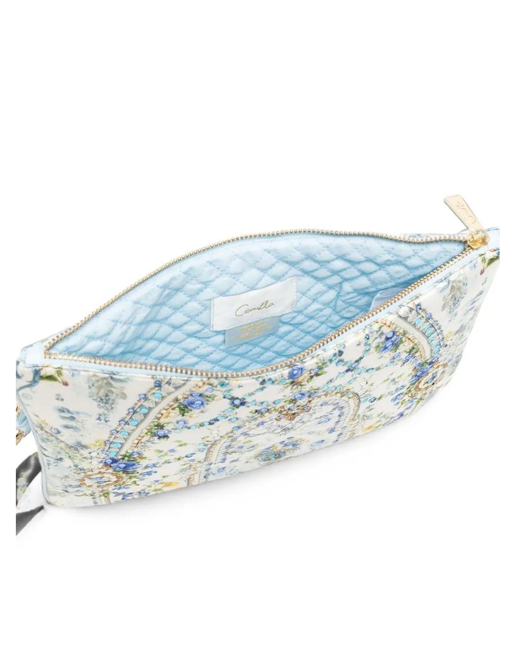 Camilla Metallic Ring Scarf Clutch Bag