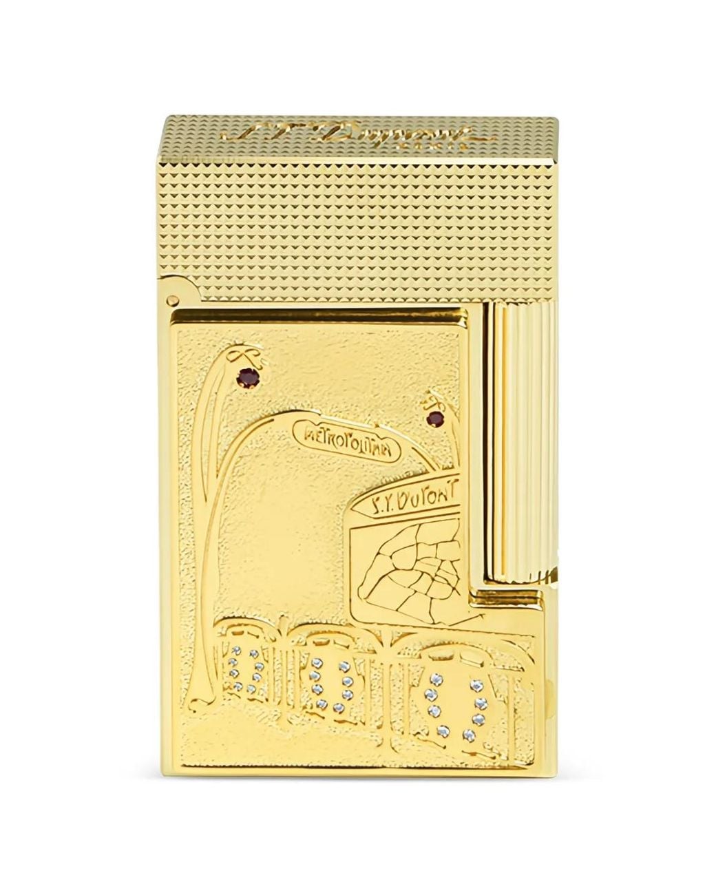 S T Dupont Yellow Ligne 2 Metropolitan Lighter