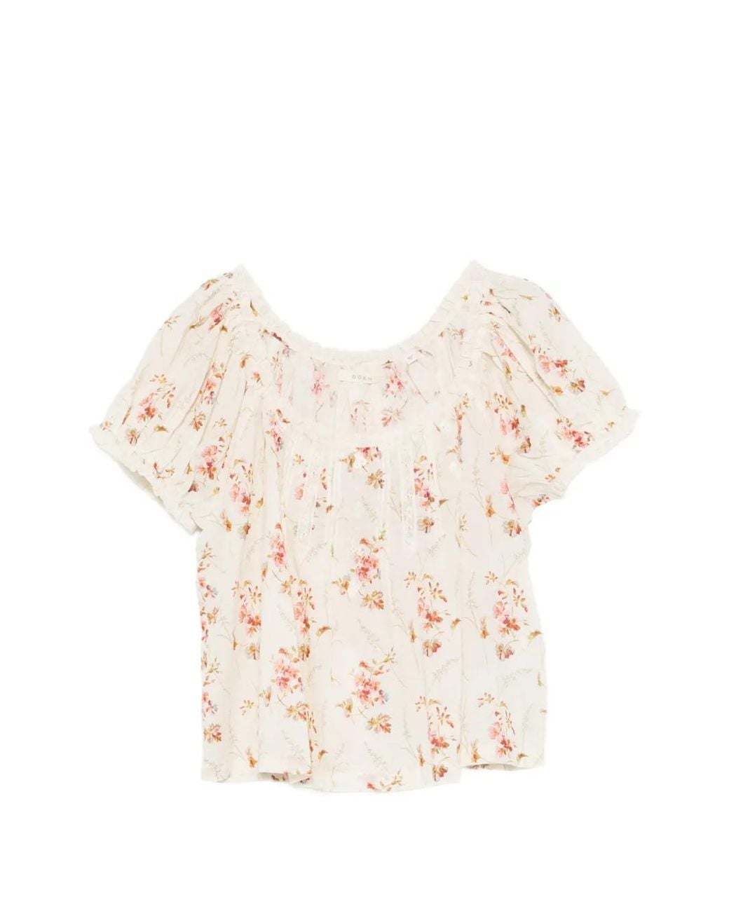 Doen Natural Frederica Floral-Print Blouse