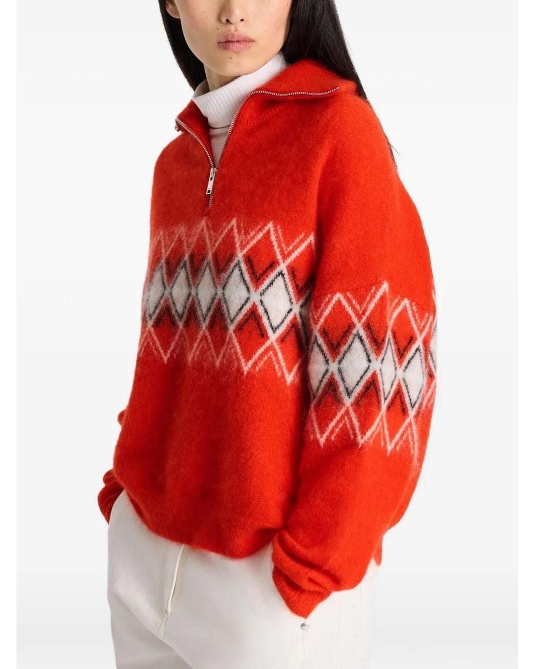 Fusalp Red Mireva Sweater