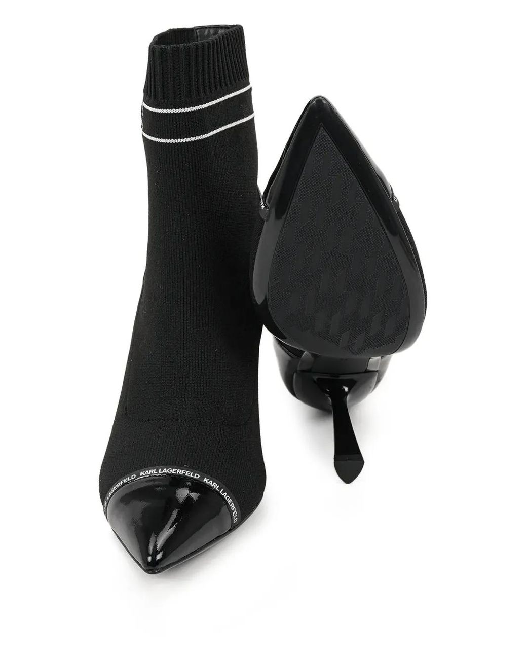 Karl Lagerfeld Black 95Mm Pandara Signia Boots