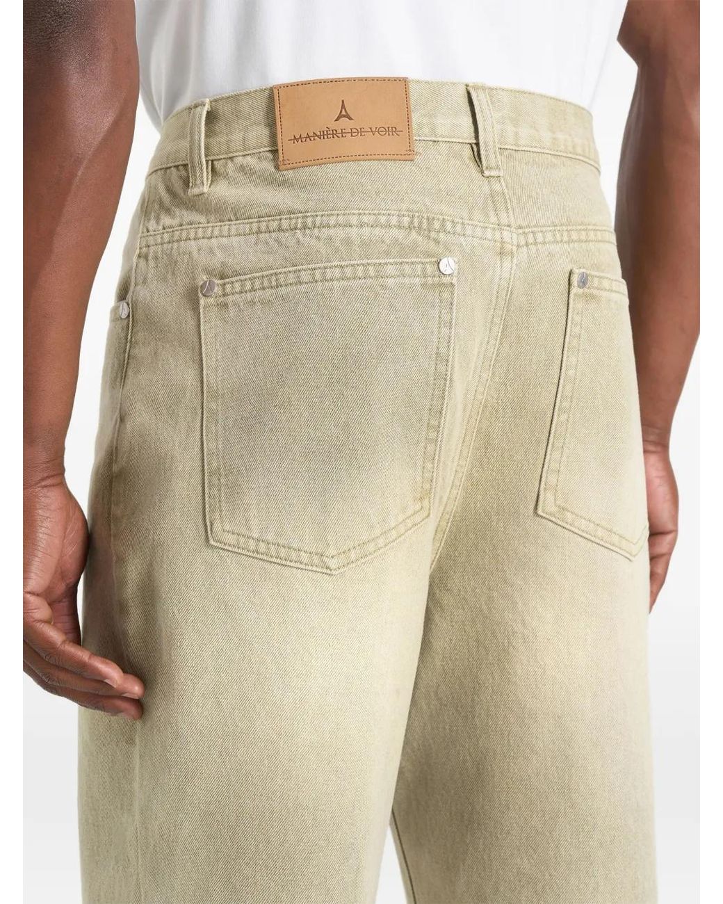 Manière De Voir Natural Dn002 Relaxed-Fit Denim Jeans for men