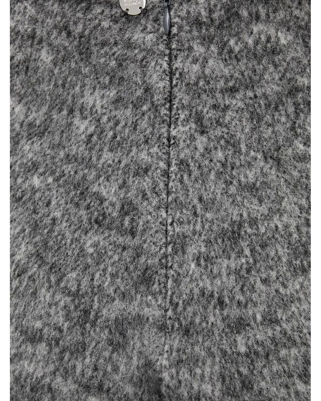 Silvian Heach Gray Short Taille Haute À Effet Brossé