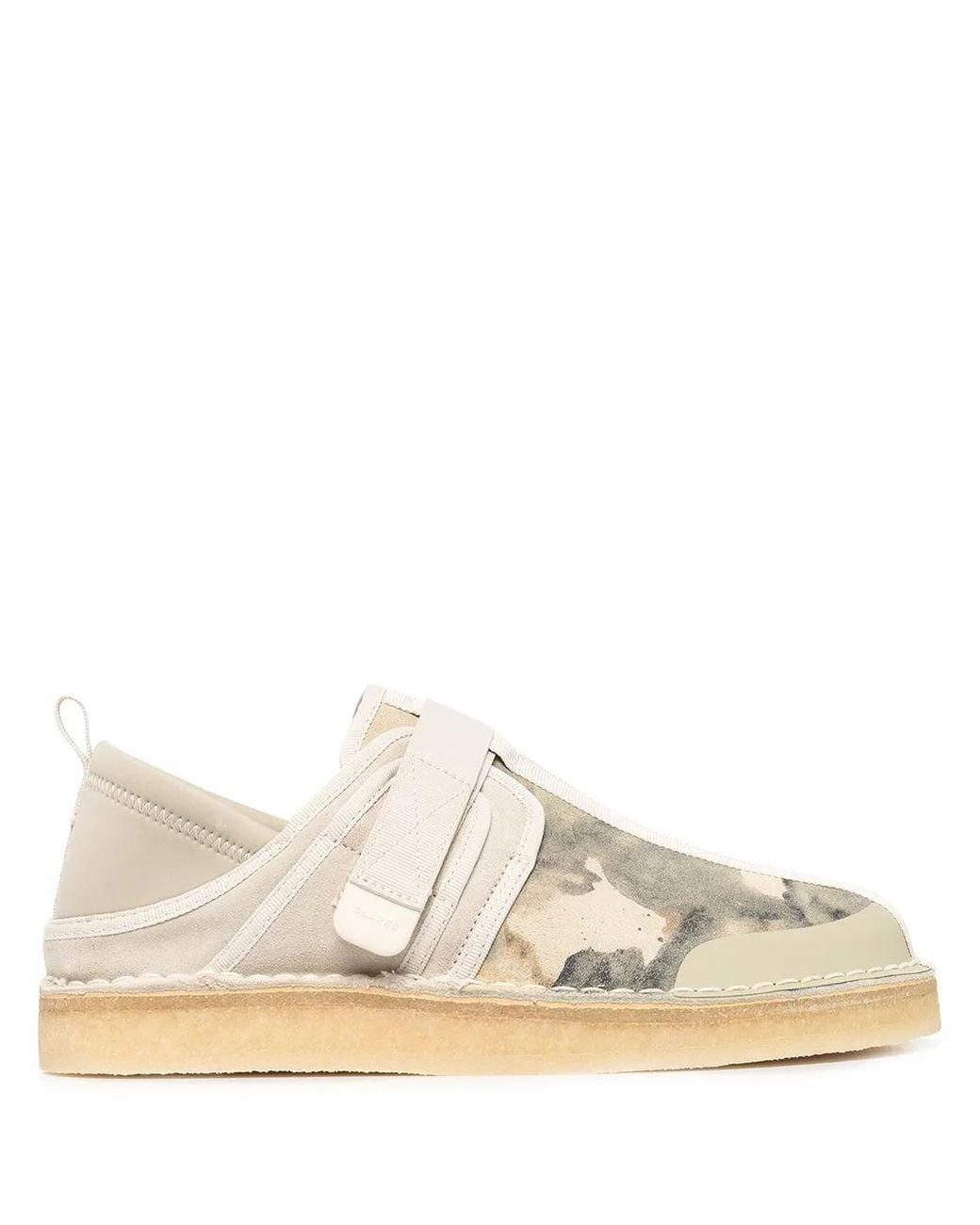 Clarks White Trek Taiyo Slip-On Sneakers for men