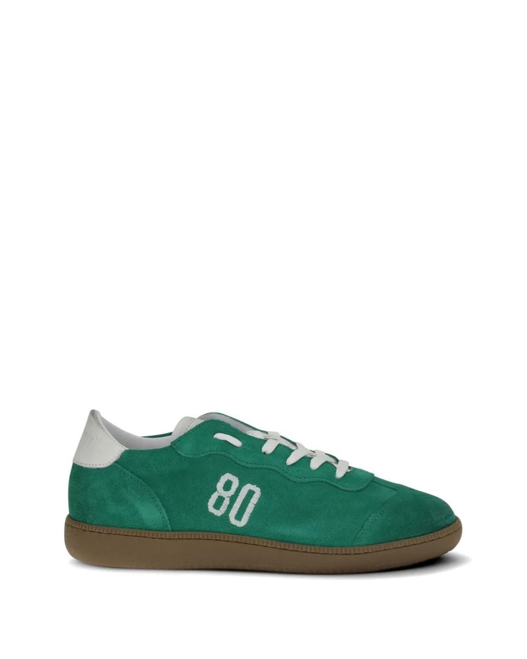 Be980 Green Harvard 1 Logo-Patch Sneakers