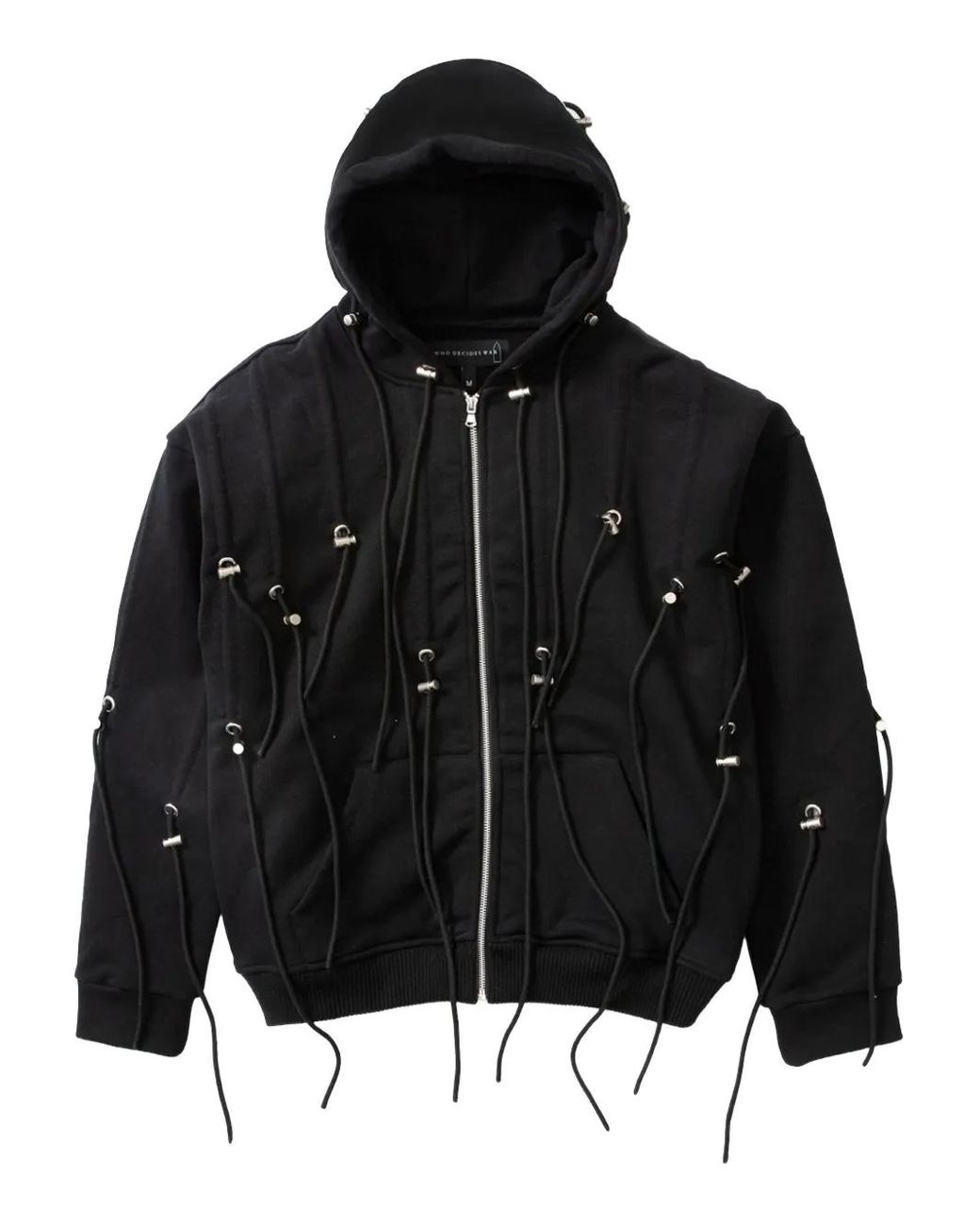 Who Decides War Black String Theory Hoodie for men