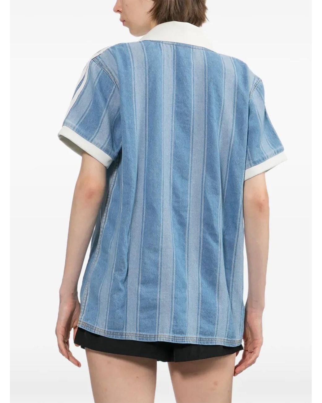 Adidas Blue Denim Football Jersey