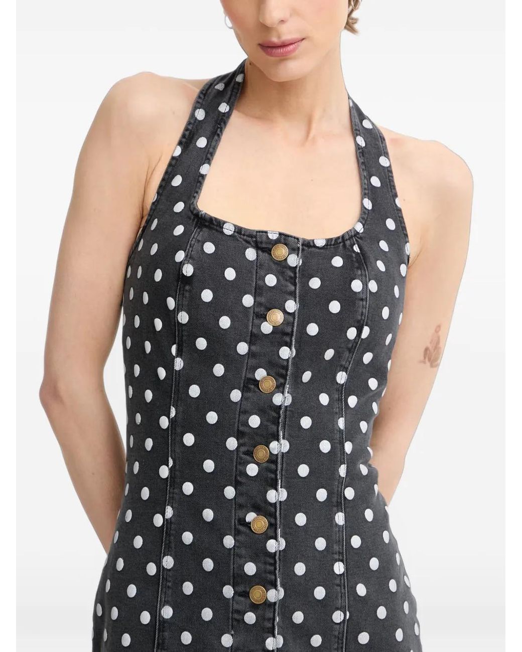 Guess Black Mini Dress Sleeveless