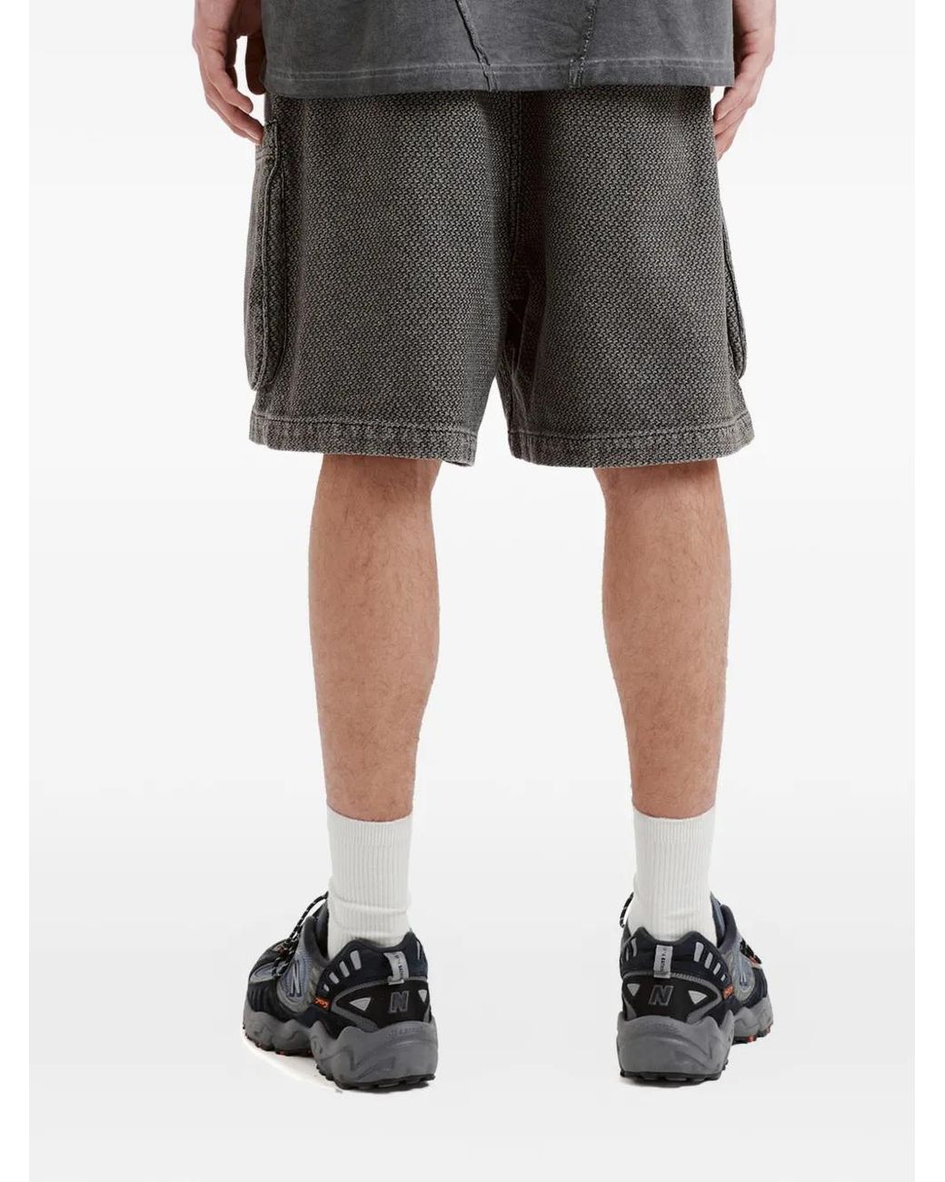FIVE CM Gray Drawstring-Fastening Shorts for men