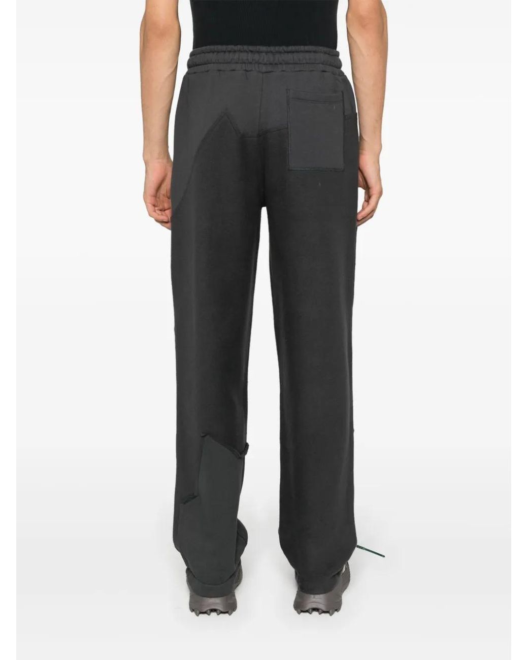 Objects IV Life Black Thought Bubble Panelled Track Pants