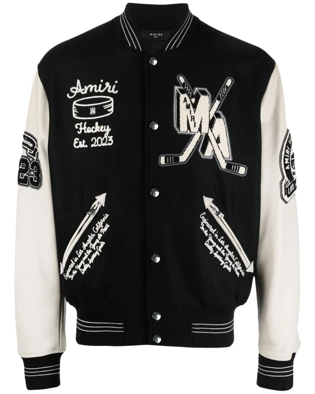Amiri Black Wool Jacket for men