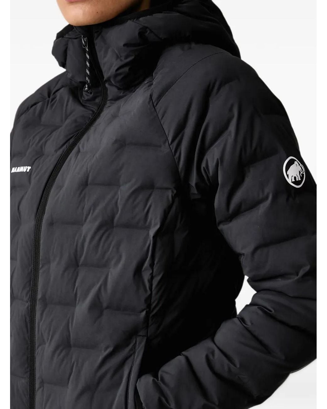 Mammut Black Sender Quilted Hooded Jacket