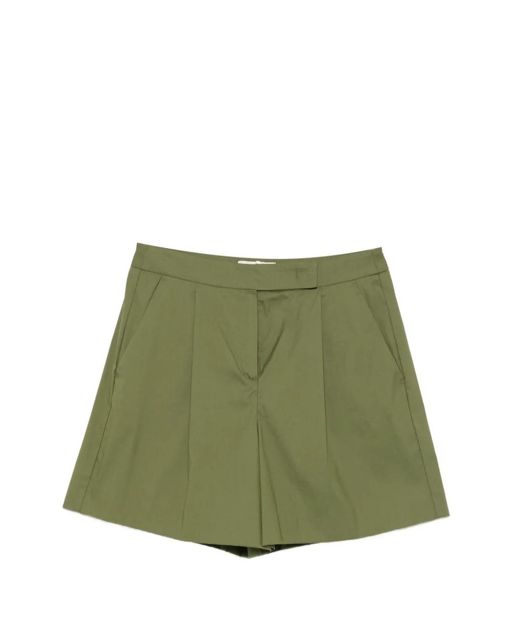 iBlues Green Pleated-Detail Tailored Shorts
