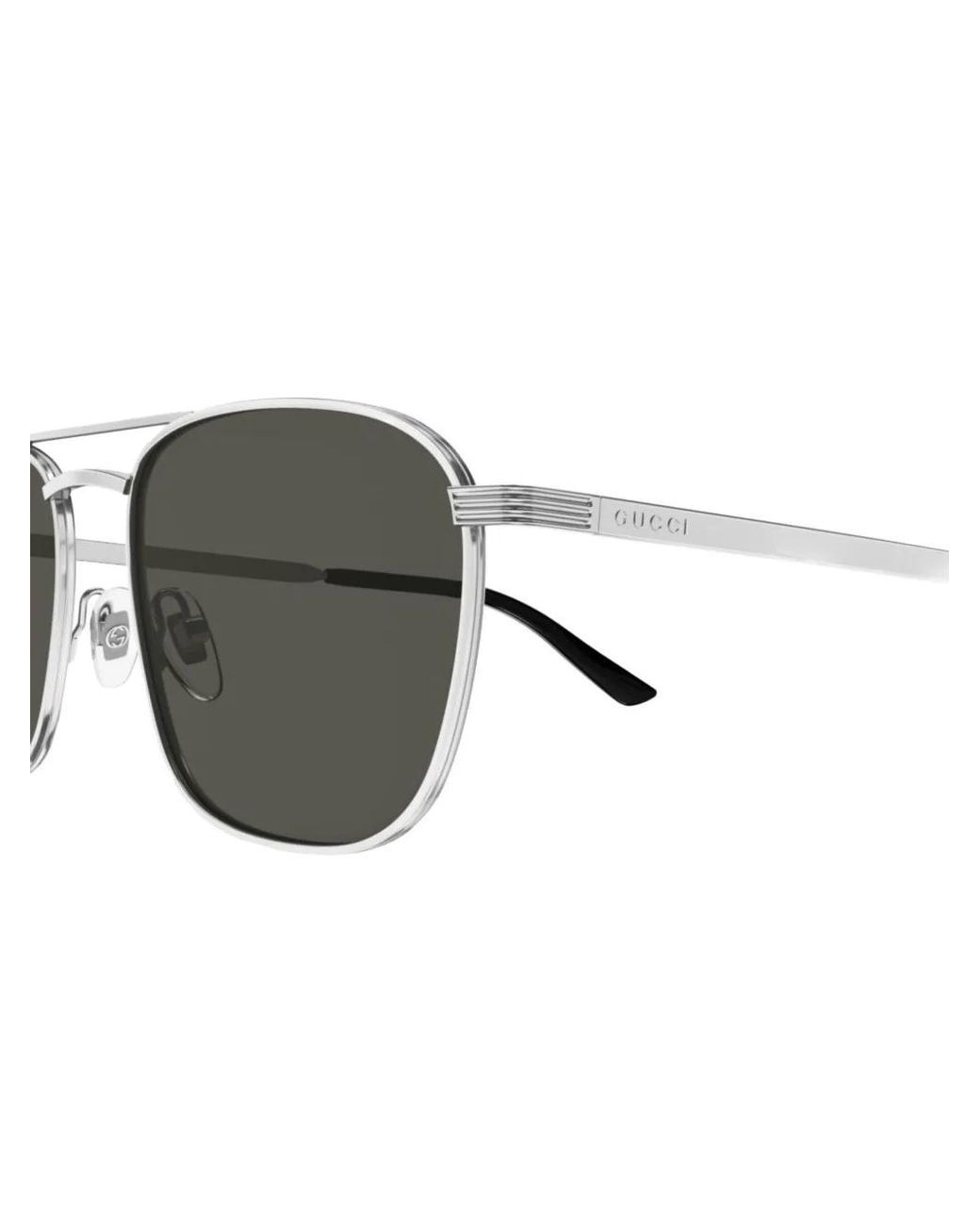 Gucci Metallic Pilot-Frame Sunglasses for men