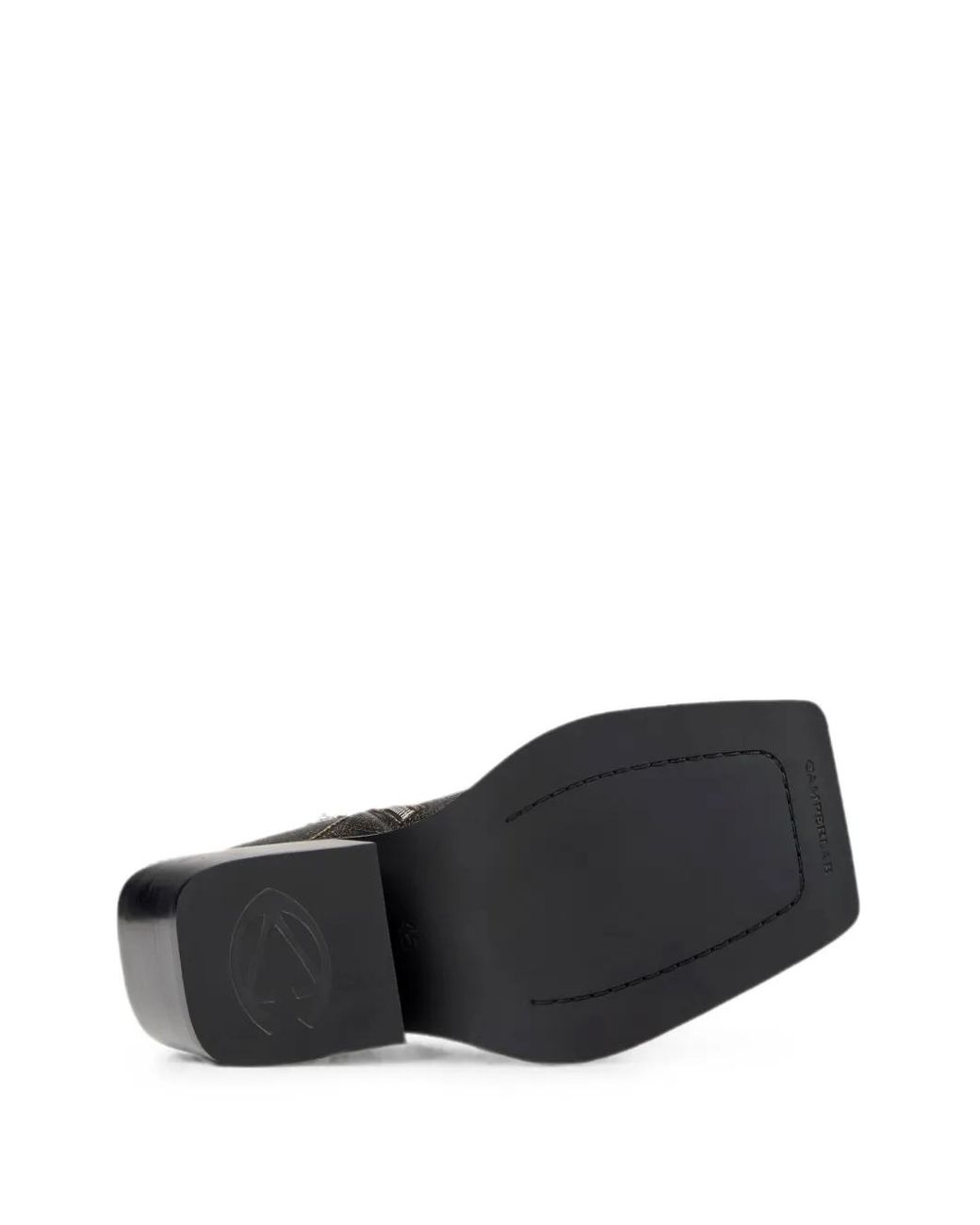 CAMPERLAB Black Quetal Cracked-Effect Ankle Boots