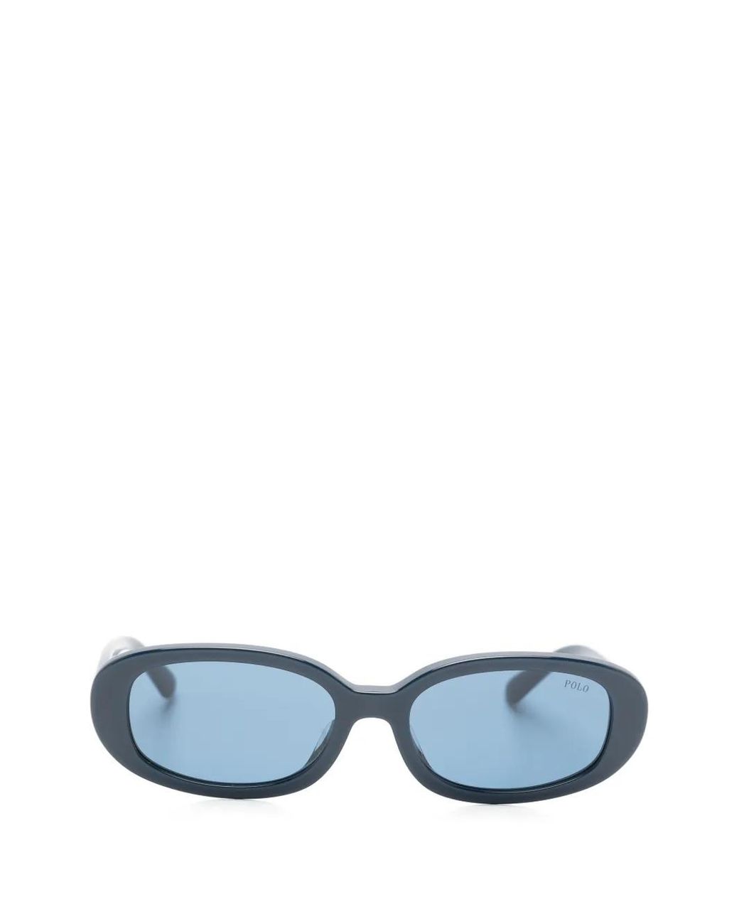 Polo Ralph Lauren Blue Lunettes De Soleil À Monture Ovale
