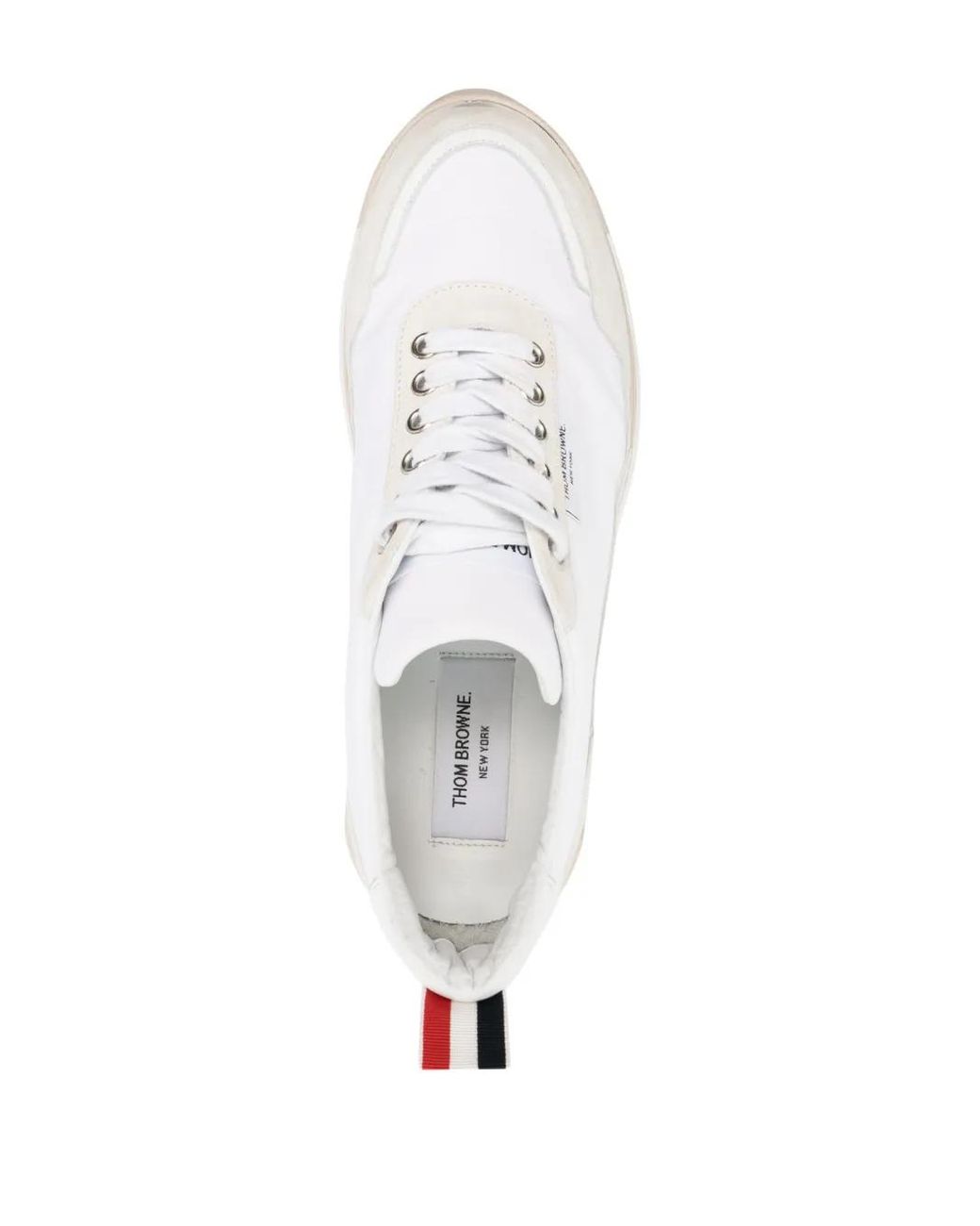Baskets Alumni Texturées Thom Browne en coloris White