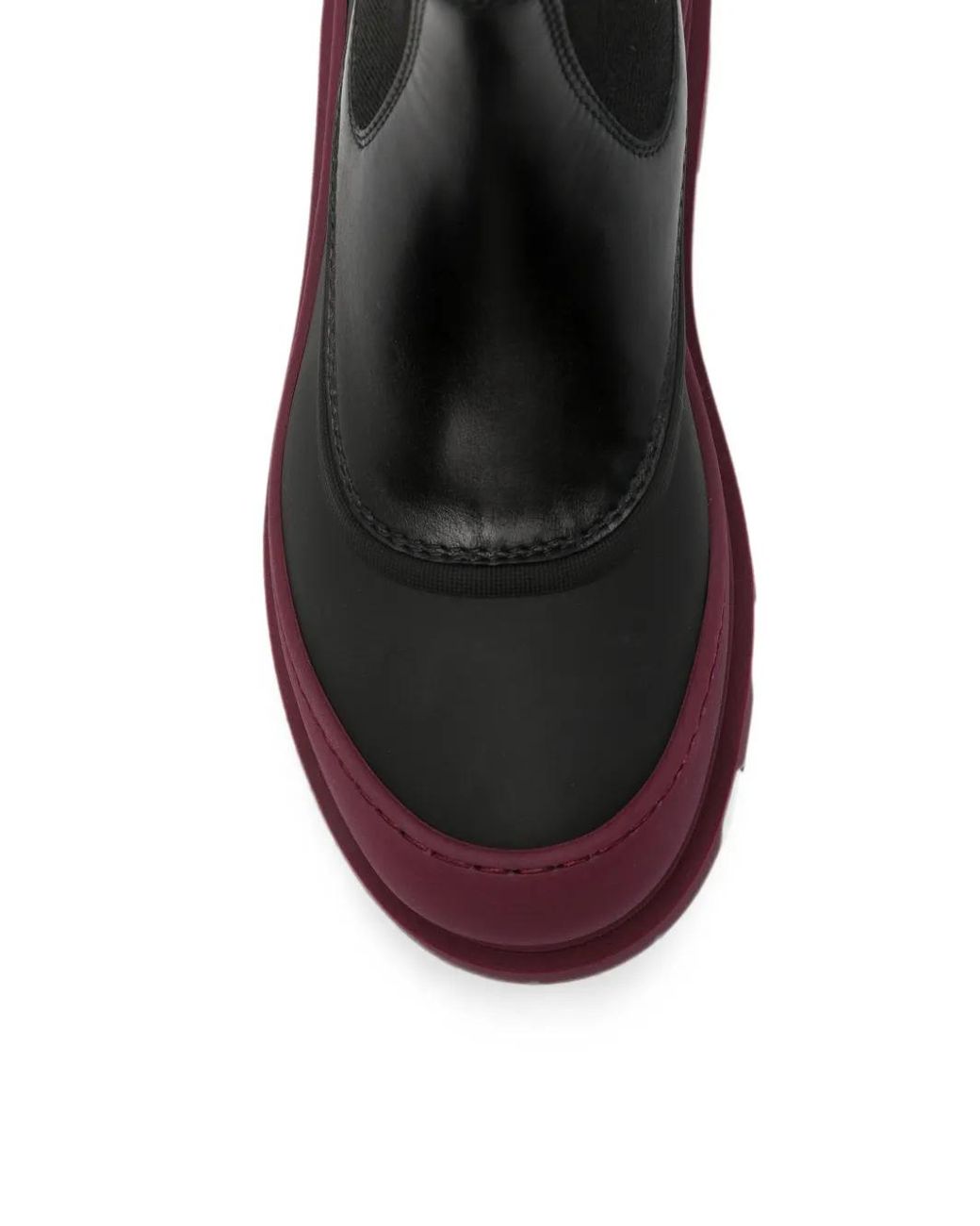 Moncler Purple Vera High Leather Ankle Boots