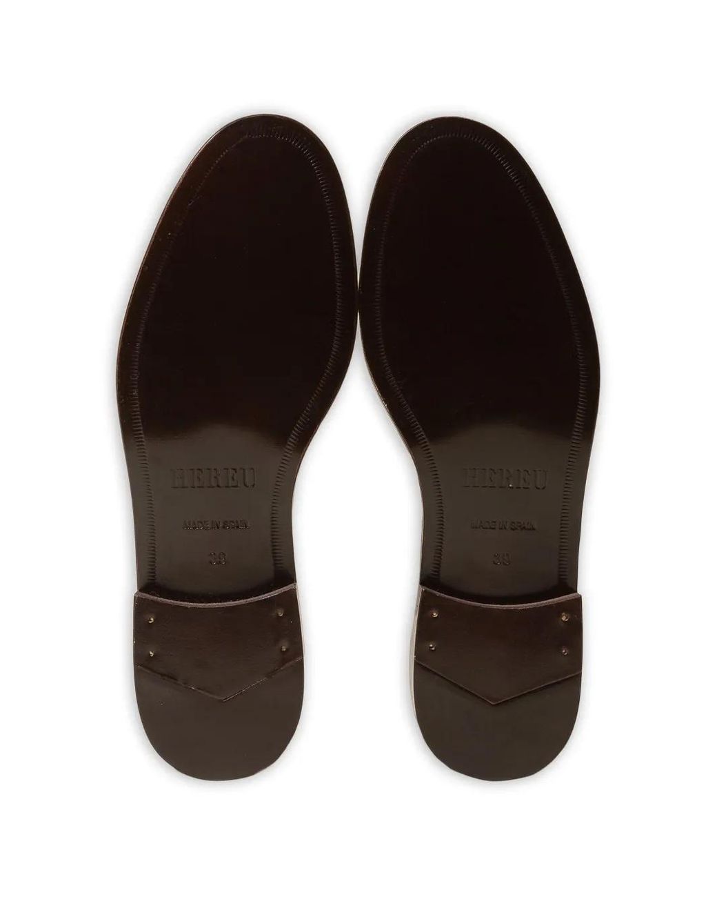 Hereu Black Pesca Round-Toe Fisherman Sandals for men