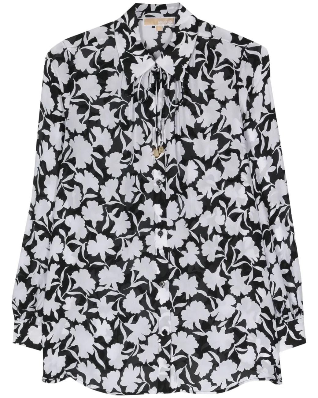 MICHAEL Michael Kors Black Shadow Fleur Top