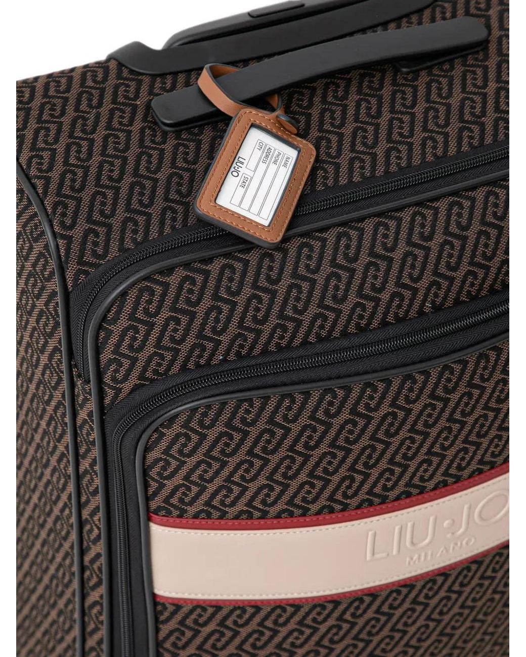 Liu Jo Black Trolley Monogram Jacquard